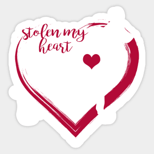 A Great Dane has Stolen my Heart Sticker